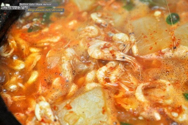 보리새우찌개