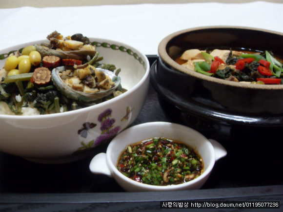 곤드레만드레~취할정도로 맛있는 곤드레전복돌솥밥