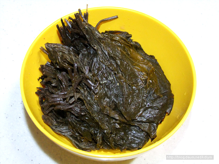 된장 깻잎찜
