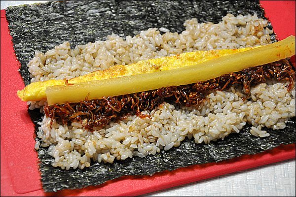 간단멸치김밥-찬밥으로만든 한끼식사