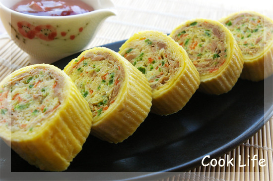 맛나는 반찬 - 참치계란 속의 계란말이