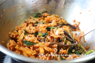 내사랑도 함께 비벼 먹어~~ 나물 비빔밥 도시락.