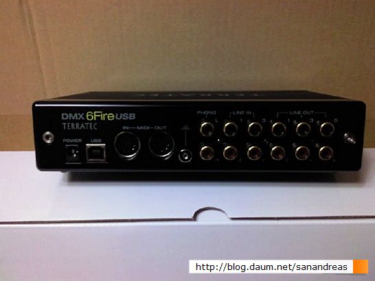 사운드 카드 : TERRATEC - DMX6Fire USB