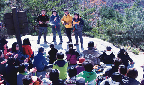 [우리는 산친구] 산노래 쿼트로 정규현·이영수·유문환·이승구씨 