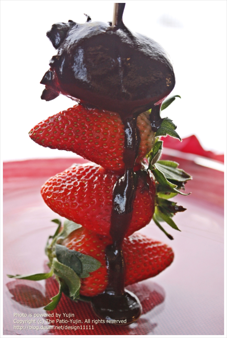 발렌타인데이 초콜렛 딸기 디저트 만들기