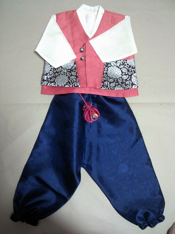 내가 만든 애기 돌한복