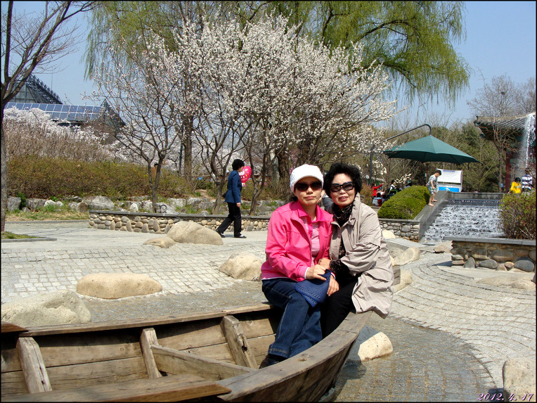 어린이 대공원 성가대 집사님들과/2012. 4. 17