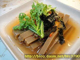 김치말이도토리묵