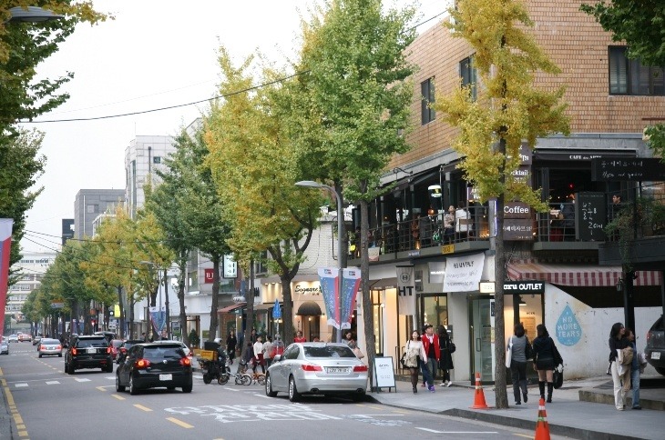 가로수길 이미지