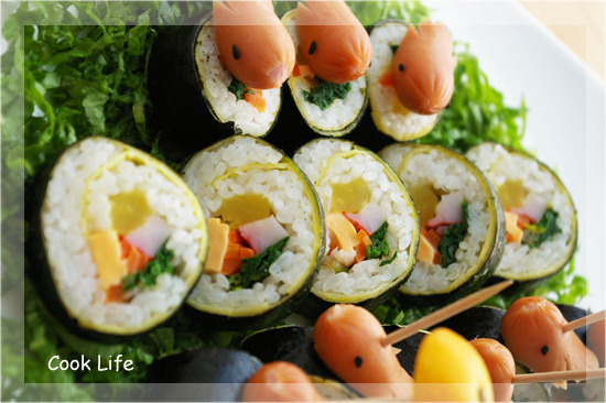 아름다운 김밥 이미지