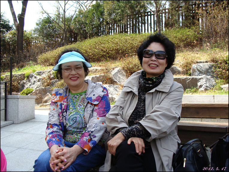 어린이 대공원 성가대 집사님들과/2012. 4. 17