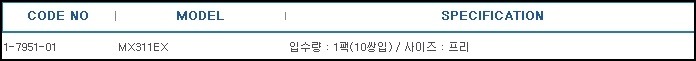 속장갑(조립·검사용) ,INNER GLOVES
