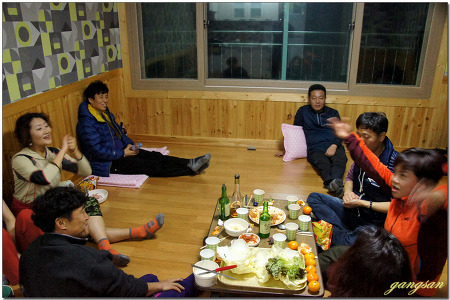영남알프스 배내골 포그니펜션에서의 다산조 송년모임 1박2일