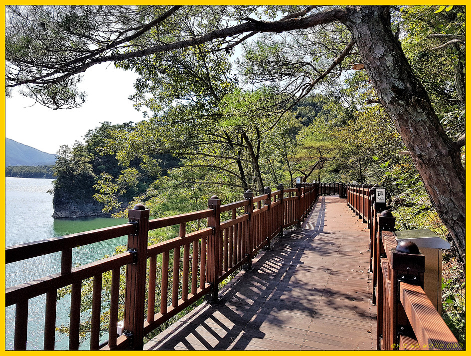 수양개(垂楊介) 역사 문화길(느림보 강물길) 잔도를 걸어서