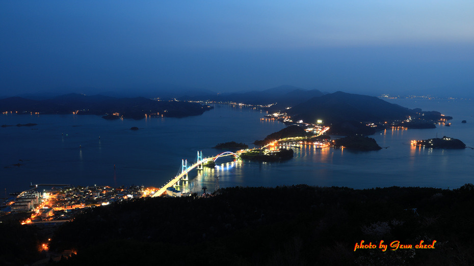 창선/삼천포대교야경..