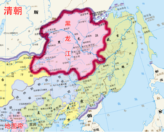 청나라 오대장군(五大將軍)의 관할구역은?