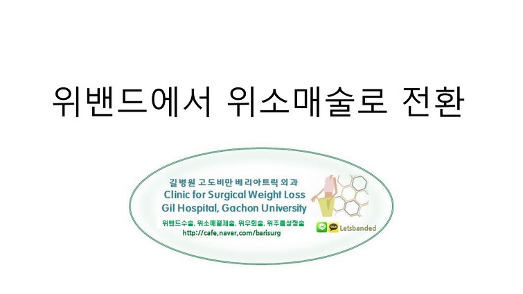 위밴드수술에서 위소매절제술로 전환