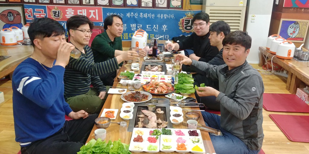 제주도 여행  일주일 살기  윤중님 킹흑돼지 방문  후기