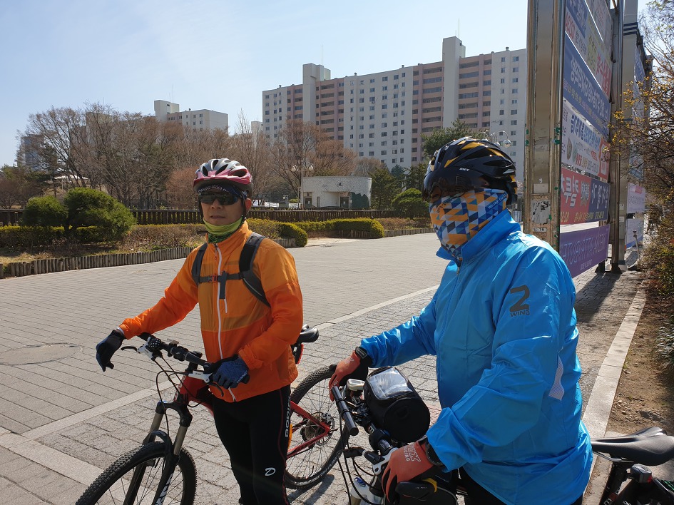 ［하트자전거길］한강에서 꽃구경하며 자전거로 달렸다. 2019. 04. 07